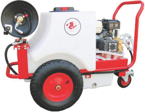 Small Bowser Mounted Pressure Washer - petrol