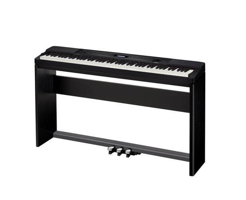 Casio PX-350 with wooden stand and 3 pedals