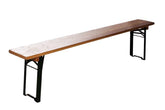 Bench 6′ long Folding Leg x 10″ wide