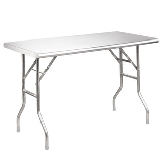 Stainless Steel Trestle Table with adjustable height