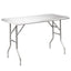 Stainless Steel Trestle Table with adjustable height