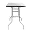 Stainless Steel Trestle Table with adjustable height