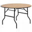 3ft Round Wooden Table