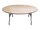 5ft Round Wooden Table