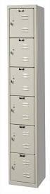 Six Tier Locker