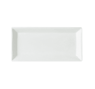Dessert/Side Plate 10″ Rectangular Plain White  (packs of 10)