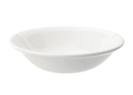 Dessert Bowl 6.5″ Plain White  (packs of 10)