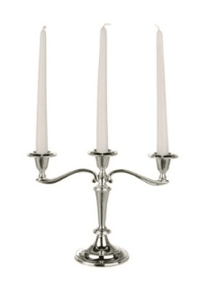 Candelabra 3 light 8″ high