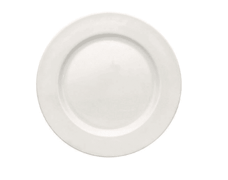 Buffet Plate 9″ Plain White  (packs of 10)