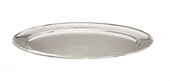 Oval Service Flat 22″