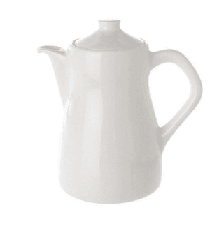 Coffee Pot Plain White