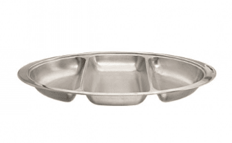 Oval Banqueting Dish 20″ 3 Section