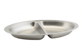 Oval Banqueting Dish 20″ 2 Section