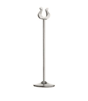 Menu and Number Holder Chrome