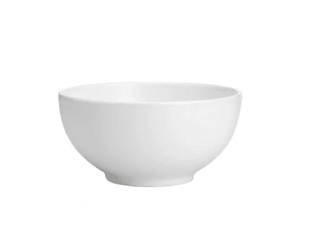 China Bowl 10″ Round Plain White