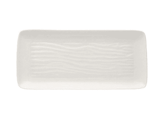 China Serving Plate 14″ Rectangular Plain White