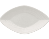 China Dish 14″ Diamond Shaped Plain White