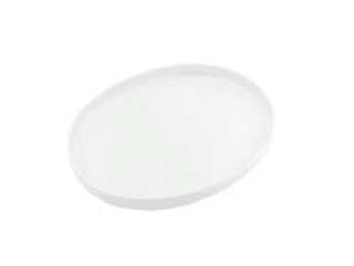 China Serving Platter 18″ Oval Plain White