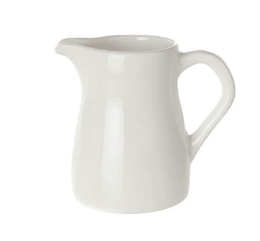 Milk Jug Plain White