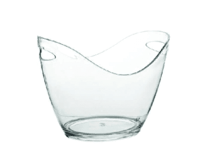Clear Wine/Champagne Cooling Tub