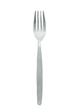 ﻿ Dessert/Starter Fork Traditional Plain (packs of 10)