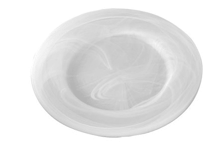 Charger Plate Frosted Marbled Glass 12.5″