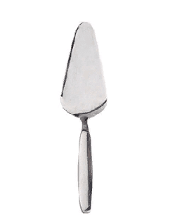 Pastry/Cake Server Traditional Plain