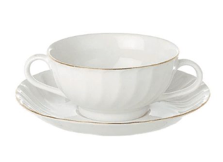 Soup Cup Gold Line (packs of 10)