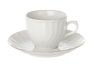 Coffee Saucer Espresso Gold Line (packs of 10)