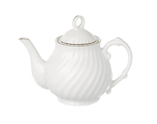 Tea Pot Gold Line