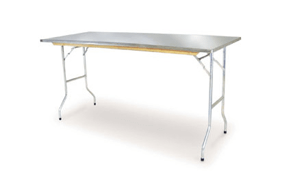 Trestle Table S.S Top 58″ x 28″