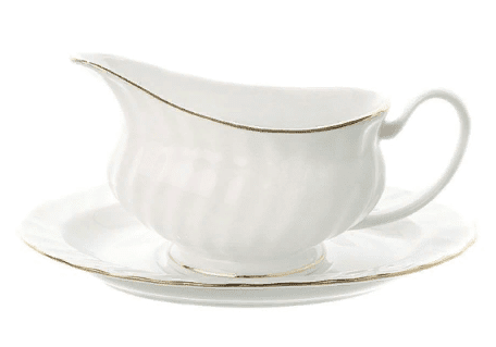 Gravy/Sauce Boat Stand Gold Line
