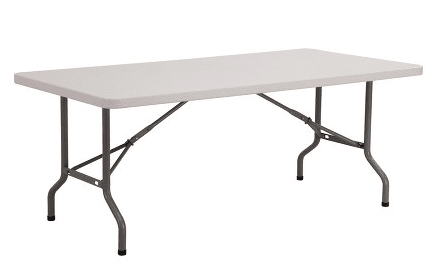 Trestle Table (Standard) 6′ x 2′ 6″