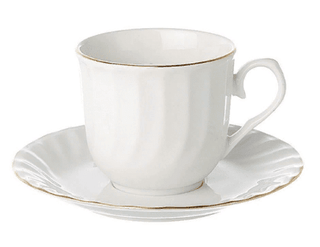 Tea/Coffee Saucer Gold Line (packs of 10)