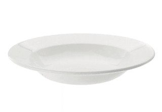 Soup Bowl Rimmed 8.5″ Plain White  (packs of 10)