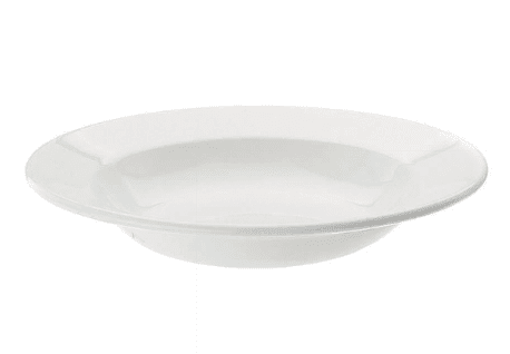 Soup Bowl Rimmed 8.5″ Plain White  (packs of 10)