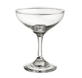 Saucer Champagne Glass 6oz (packs of 10)