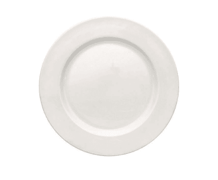 Dessert/Starter Plate 8″ Plain White  (packs of 10)