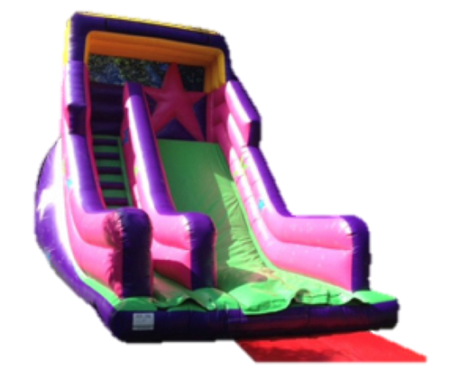 Inflatable slide