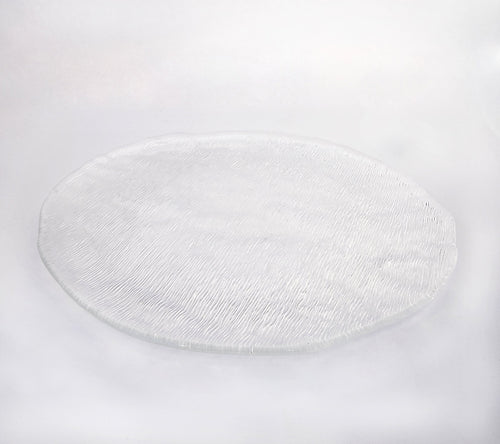 Glass Presentation Plate 14″