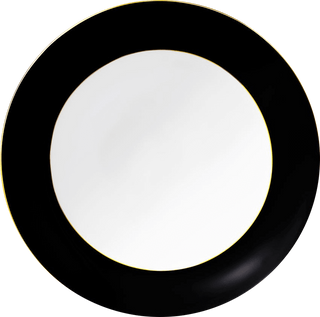 Black Rimmed Charger Plates